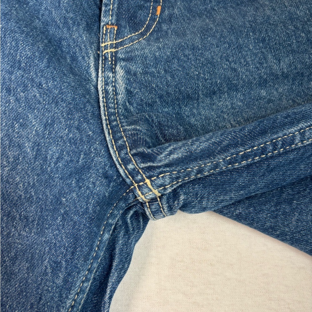 Reformation Cynthia High Rise Straight Jeans Womens Sz 26 Button Fly Blue Denim - Picture 10 of 15